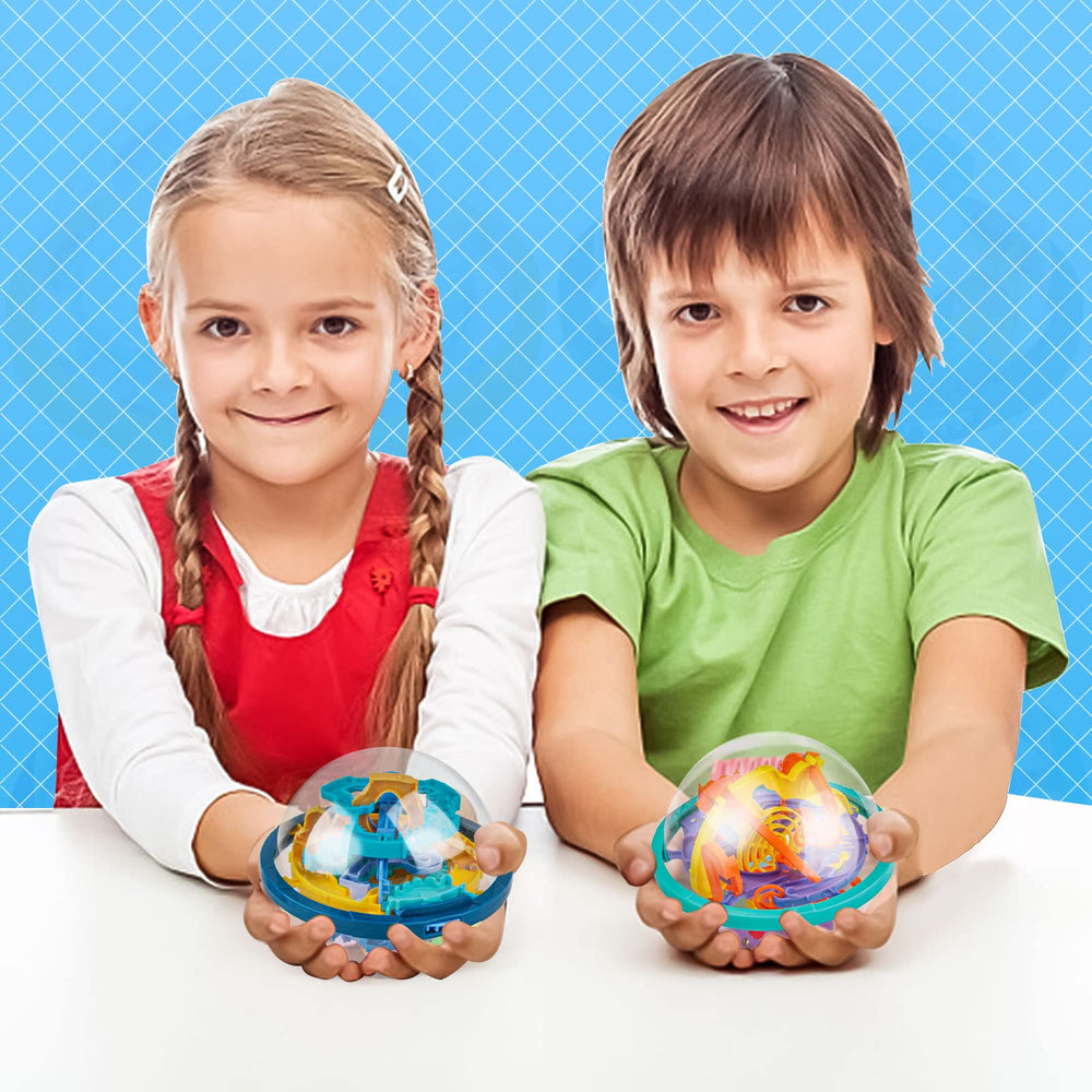 YongnKids puzzle ball 360-degree rotation, seamless twists stimulate problem solving and concentration.