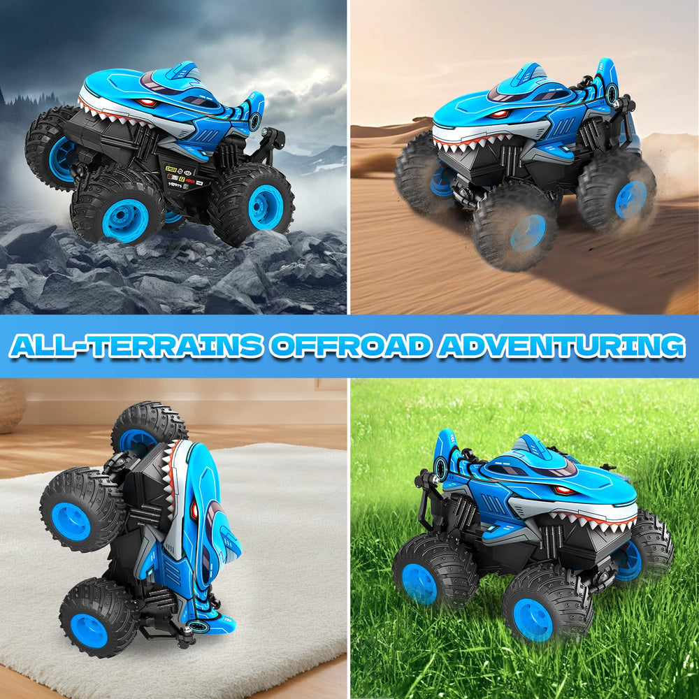 YongnKids 2.4GHz remote enables interference-free control and multiple-car racing, while adjustable lighting offers flexible play options.