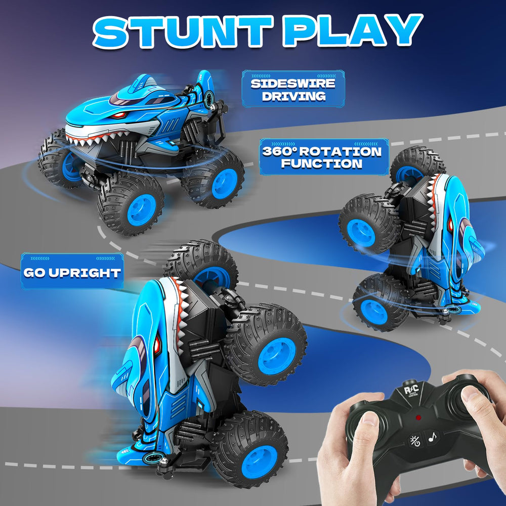 YongnKids 360 rotation stunt capability boosts creativity during playtime.