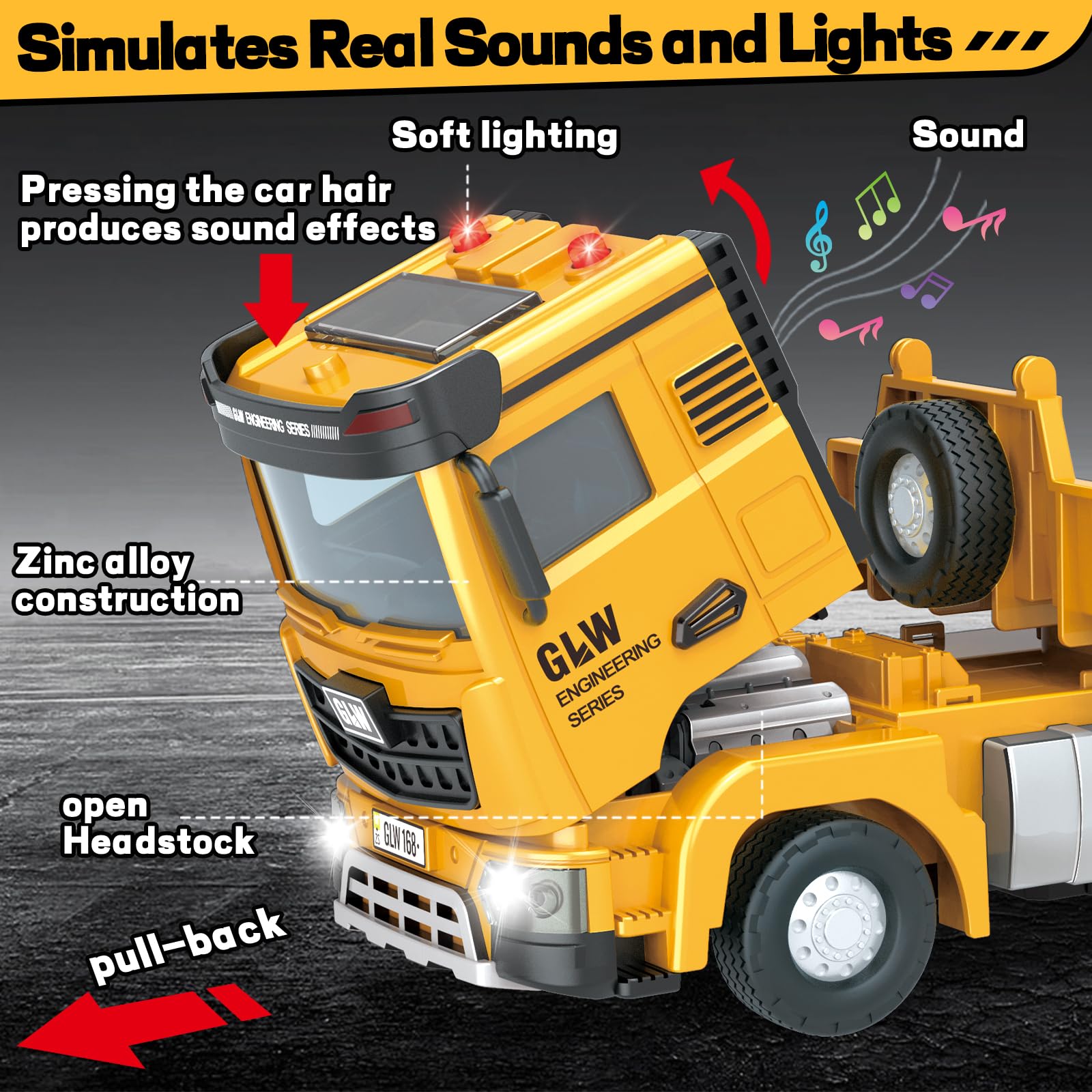 YongnKids trailer head separation enables realistic trucking scenarios