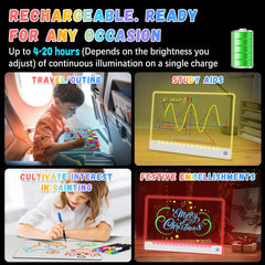 Yonhan 13.7 by 10-inch drawing surface for spacious doodling.