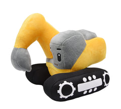 YONLIT soft excavator plush, 11-inch, ideal for cozy storytelling and pretend play.