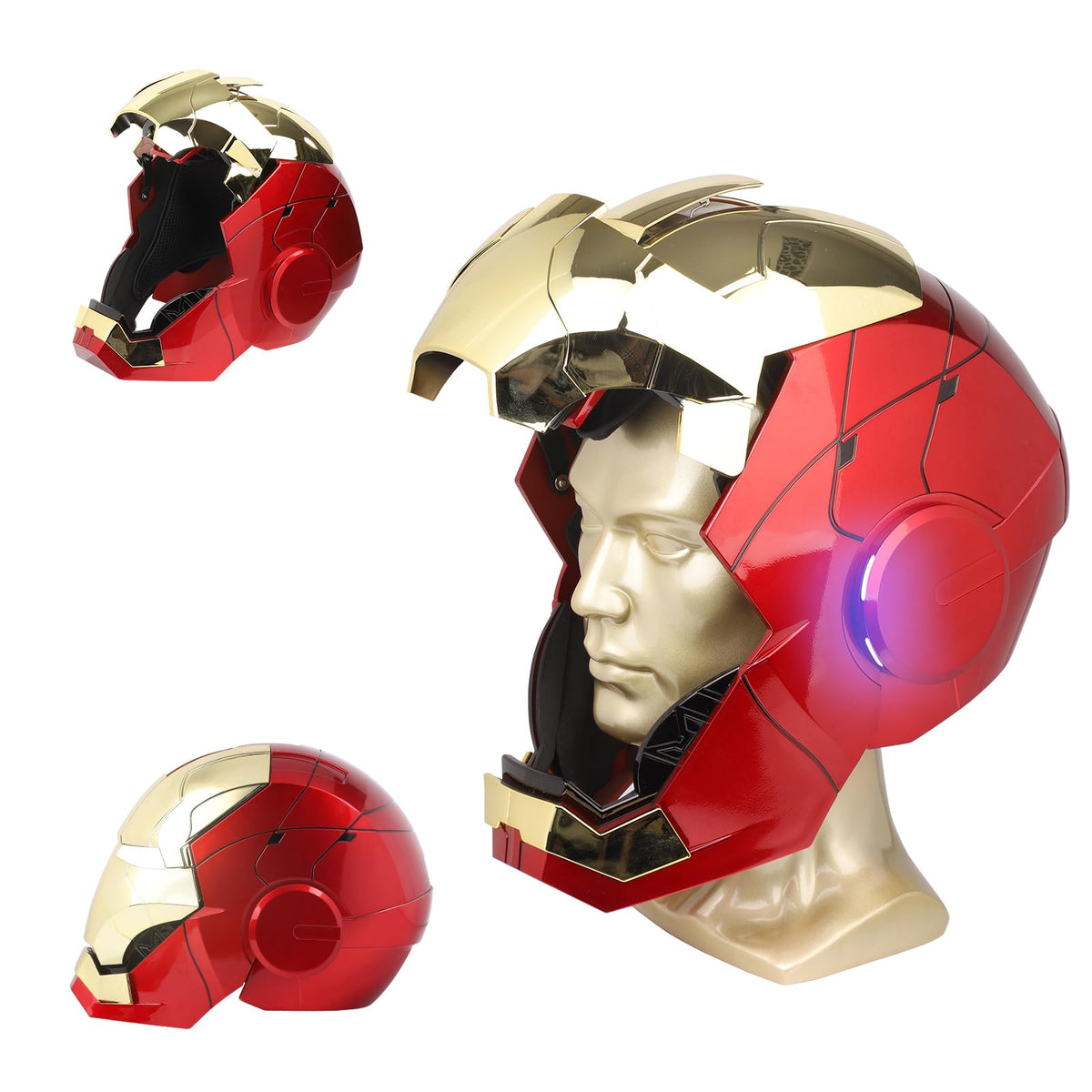 YONTYEQ MK5 helmet 1:1 wearable for authentic cosplay and display.