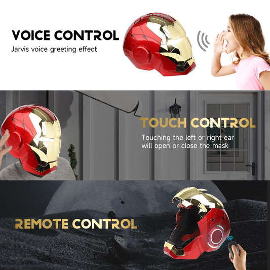 YONTYEQ MK5 helmet voice-control lets you activate it hands-free during cosplay.