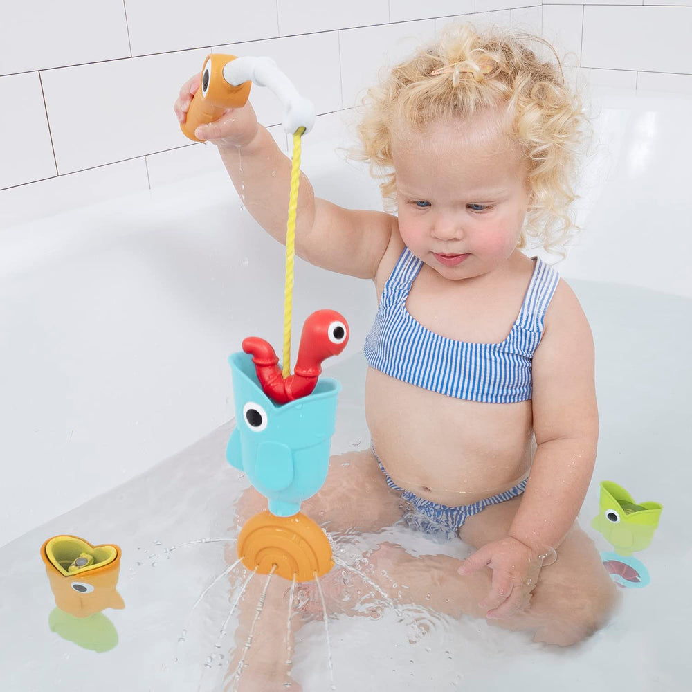 Yookidoo bath toy includes surprise mini fish to discover