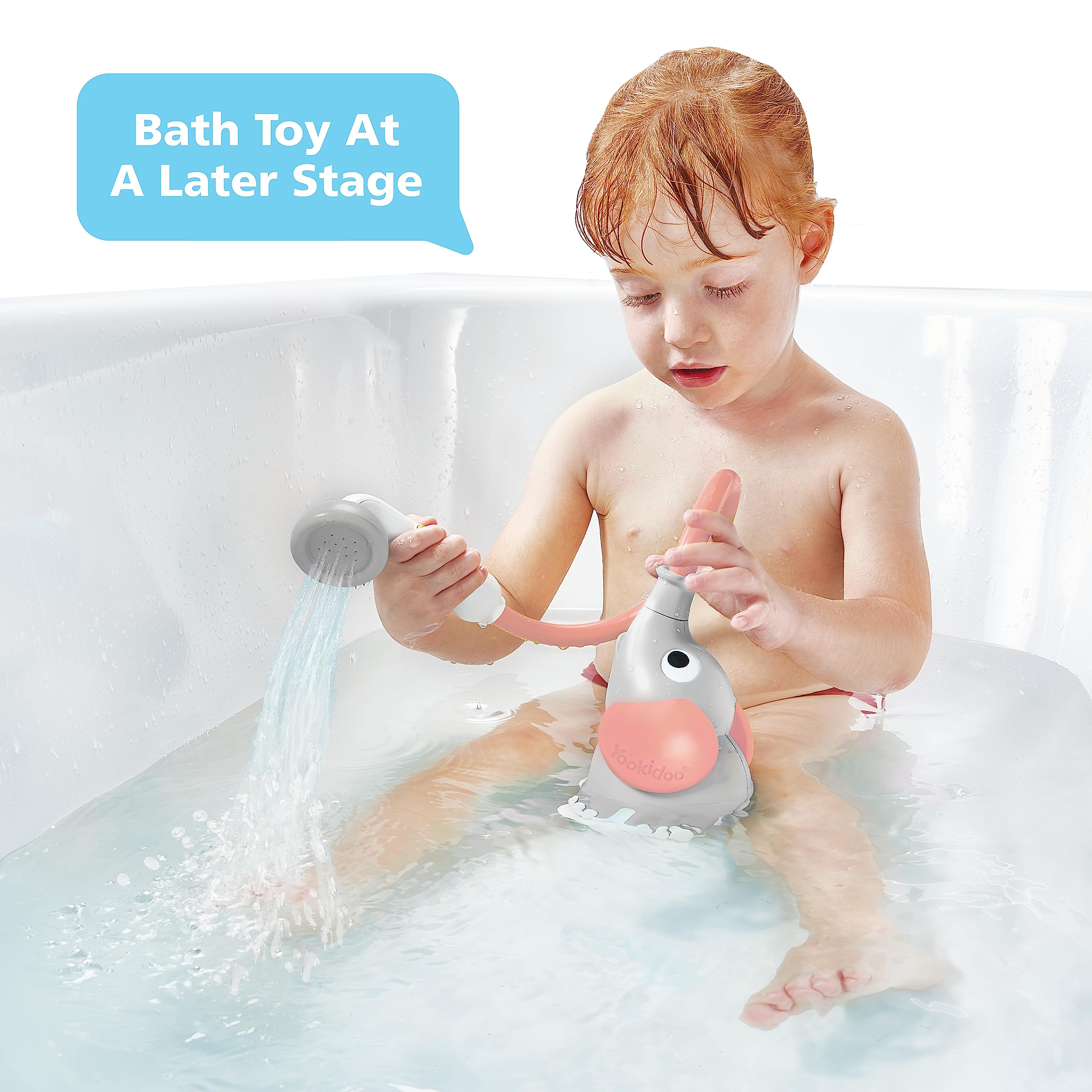 Yookidoo patented softness design highlights safe, comfortable bathtime