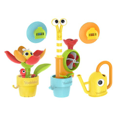 Yookidoo Garden Adventure rising worm adds a playful discovery in bath time