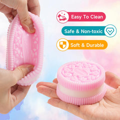 Yooshi compact cookie squishies fit in pockets for portable stress relief