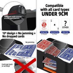 YOOUT shuffler 2000mAh battery indicator for long game sessions