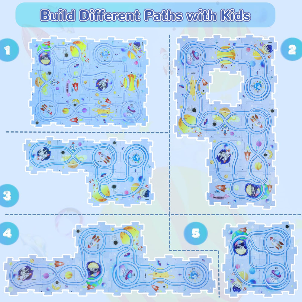 Yooyid compact storage case keeps the puzzle neatly organized after play.