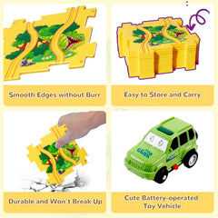 YOOYID ABS plastic track emphasizes durability and safe handling.