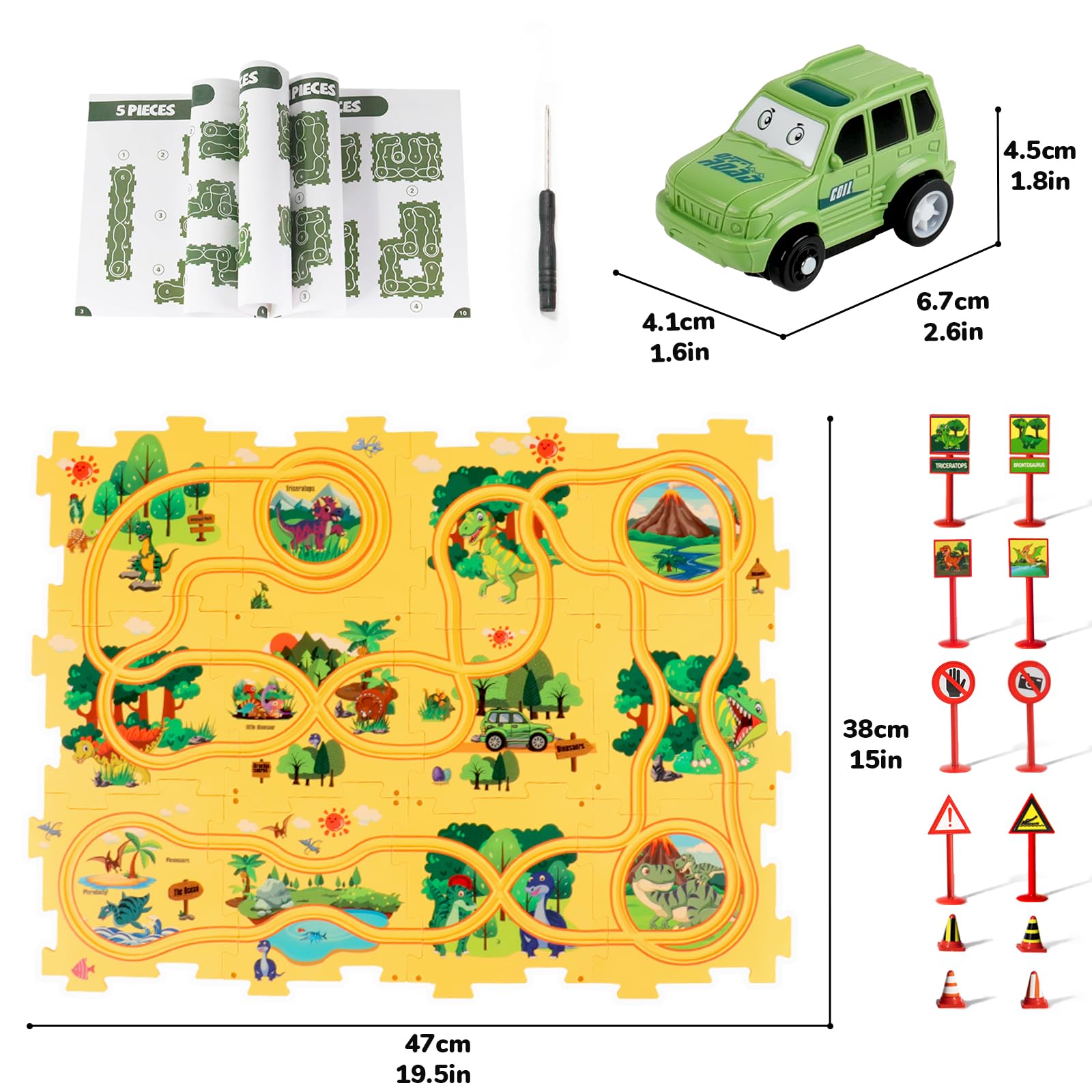 YOOYID gift-ready puzzle track set for birthdays and holidays.