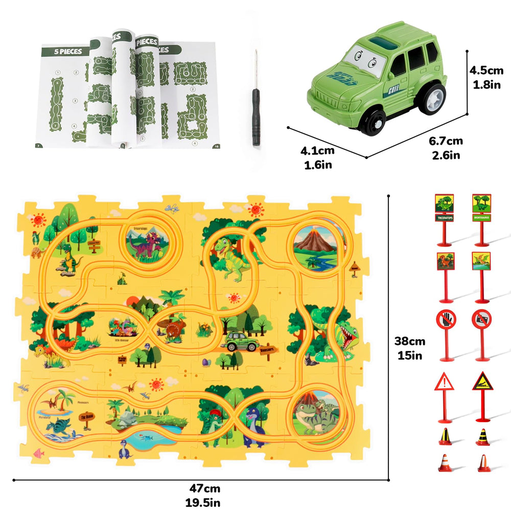 YOOYID gift-ready puzzle track set for birthdays and holidays.
