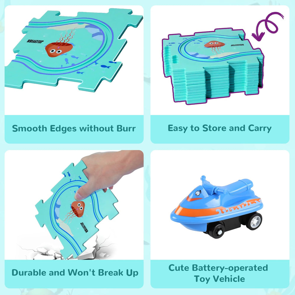 YOOYID easy-store design for quick cleanup after playtime