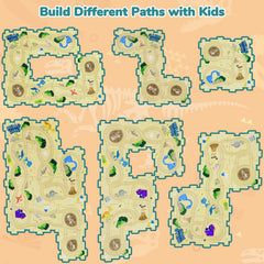 YOOYID Puzzle Racer stores neatly for travel and playdates
