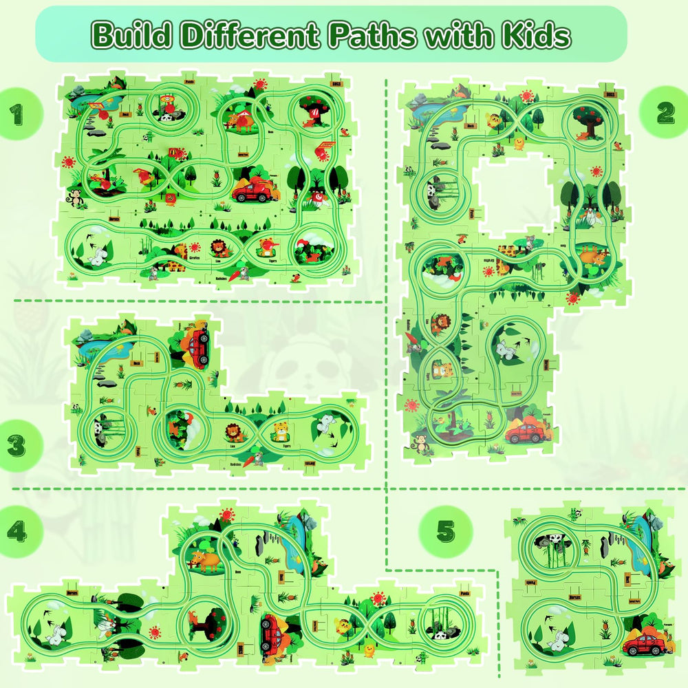 Yooyid puzzle set with safe polished edges for safe handling