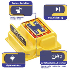 Yooyid Puzzle Track Car 2, smooth-fit pieces encouraging problem solving.