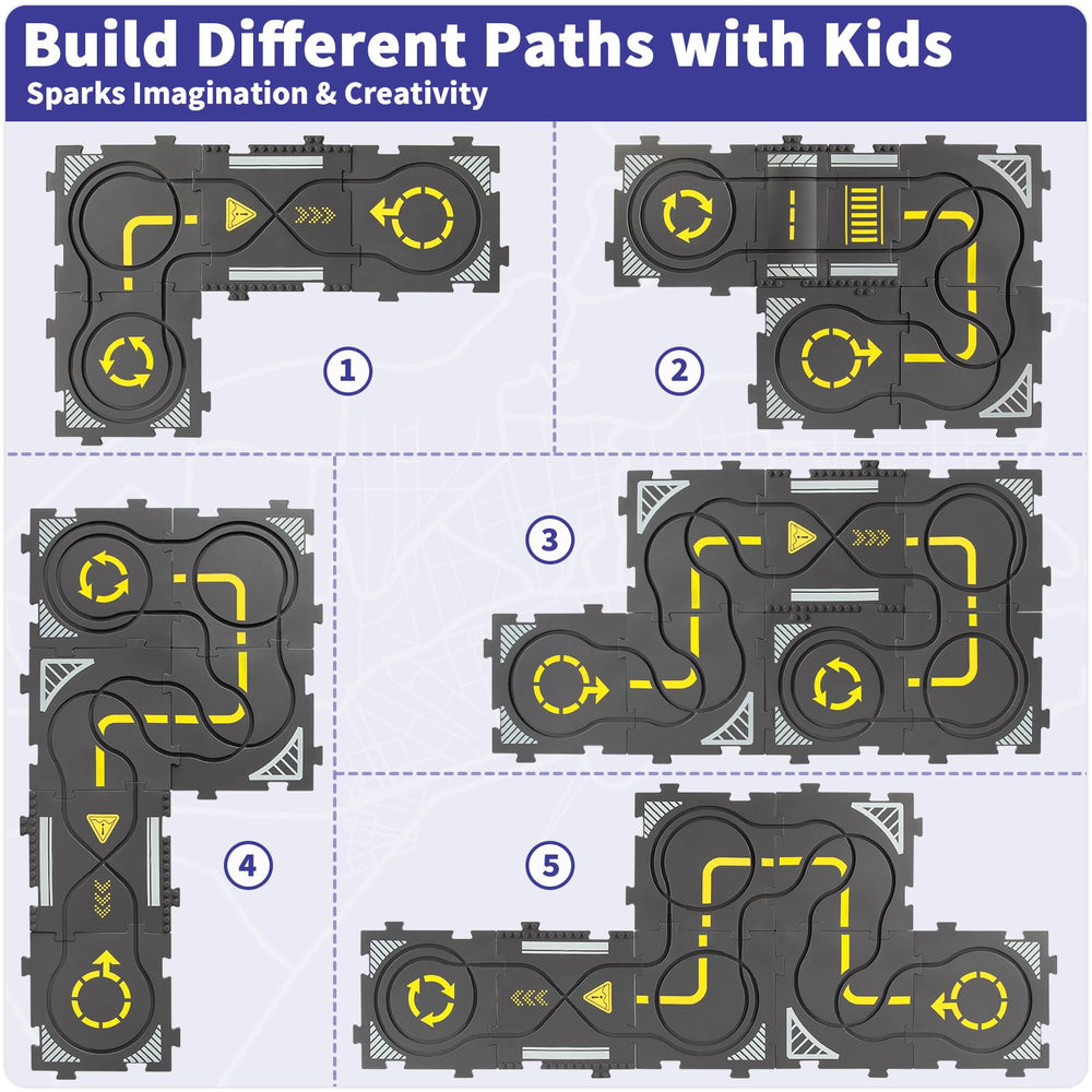Yooyid Puzzle Track Light Mode highlighting visual cues for focus.