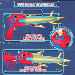 Yooyid red light-up sword with immersive sounds for pretend battles.