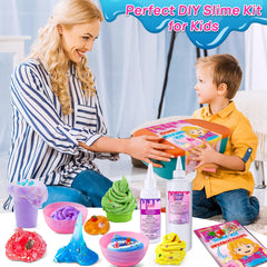 YOPINSAND Cloud slime sensory kit offers fluffy, bouncy slime experiences.