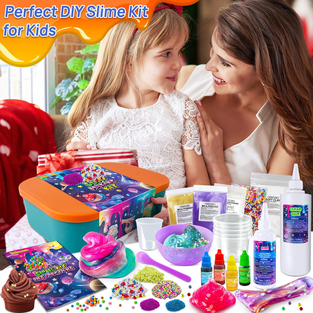 YOPINSAND Foam balls and sparkles add texture and play to slime creation