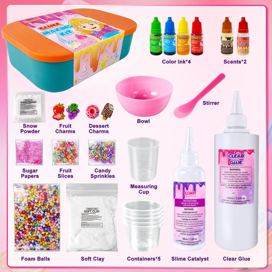 YOPINSAND Glimmer Crunchy slime jar showing sparkling texture for tactile fun.
