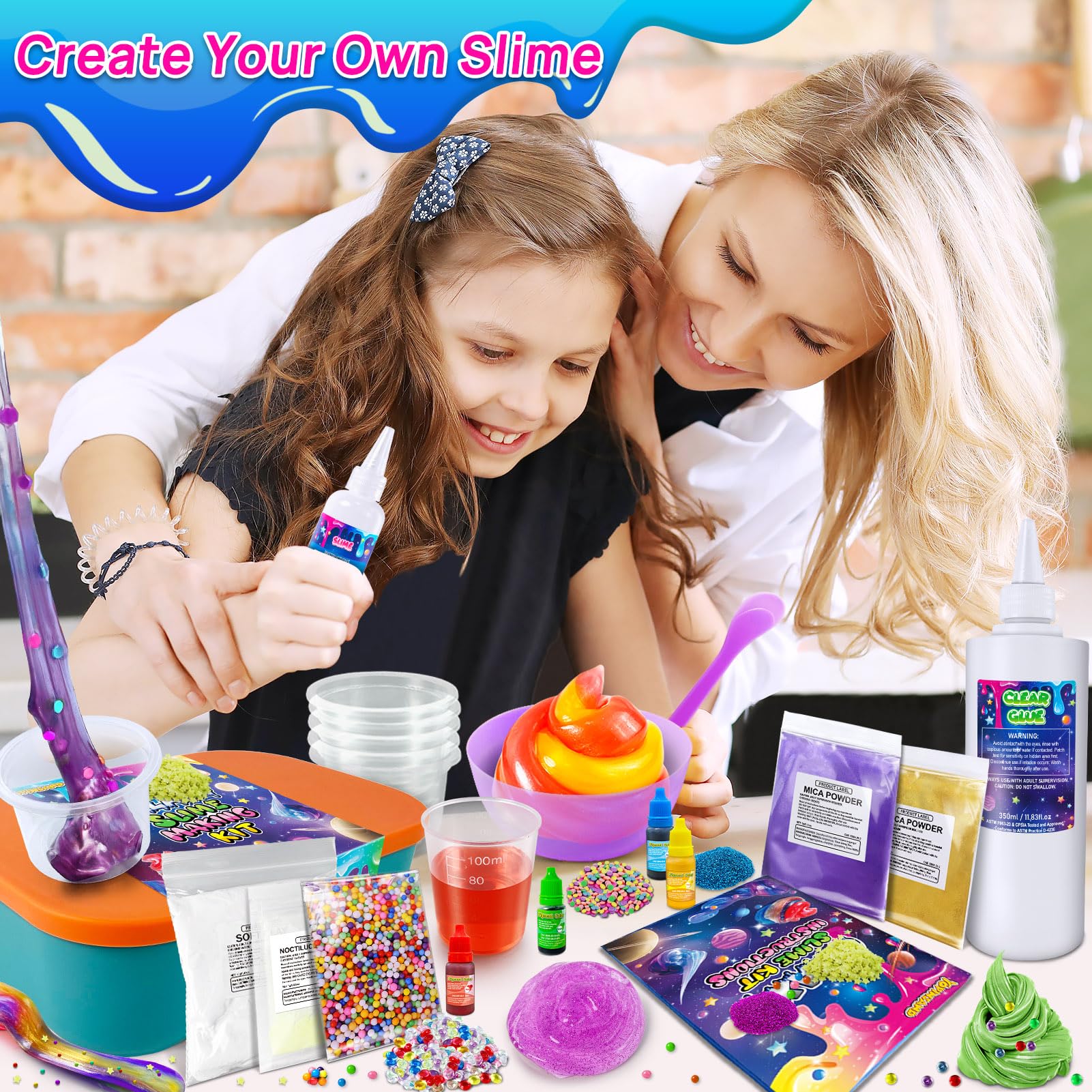 YOPINSAND Glow-in-the-Dark slime that shines in low light for extra fun