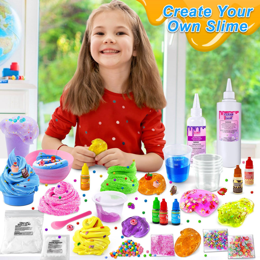 YOPINSAND Party favors gift slime kit for kid-friendly celebrations.