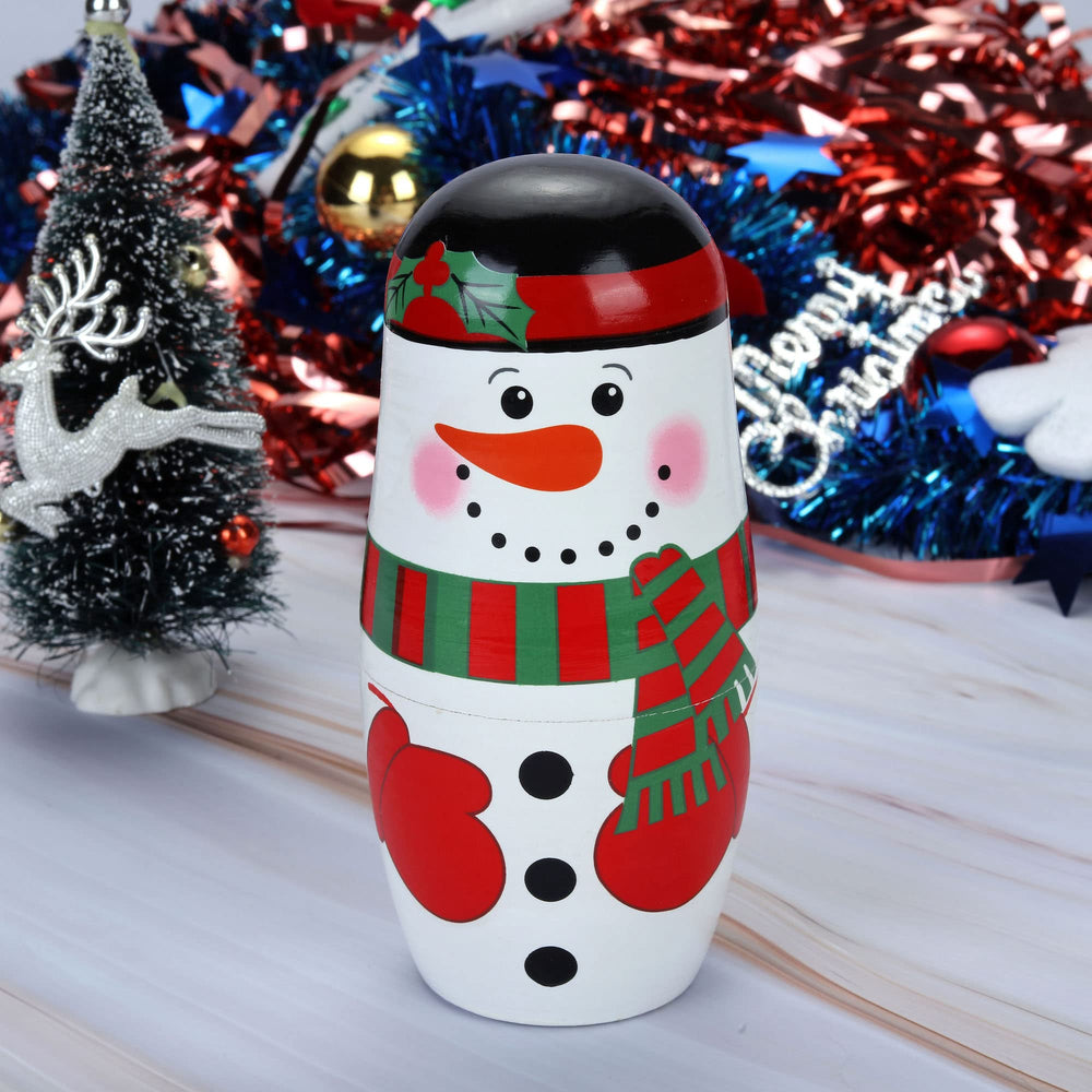 Yoption gift packaging with five nesting dolls for gifting