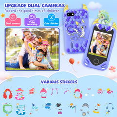 Yosfeng Kids Smart Phone includes stories and MP3 for bedtime listening.