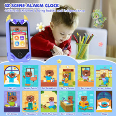 Yosfeng Kids Smart Phone photo video feature enables kid-friendly creativity.