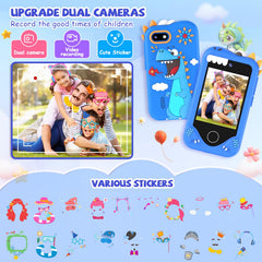 Yosfeng Kids Smart Phone featuring built-in stories and MP3 player for entertainment.