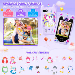 Yosfeng Kids Phone 32gb-card stores stories and songs.