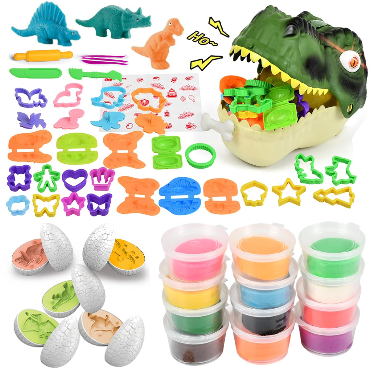 Yositochuan dinosaur noodle maker for imaginative play and fine motor skill development