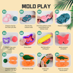 Yositochuan mold strip enables easy pattern creation during dough play