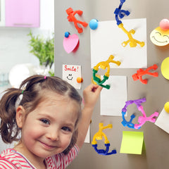 YOTNUS magnetic robot figure for fridge magnet use boosts organization.