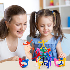 YOTNUS magnetic robot figure opaque yellow offers vibrant, durable play.