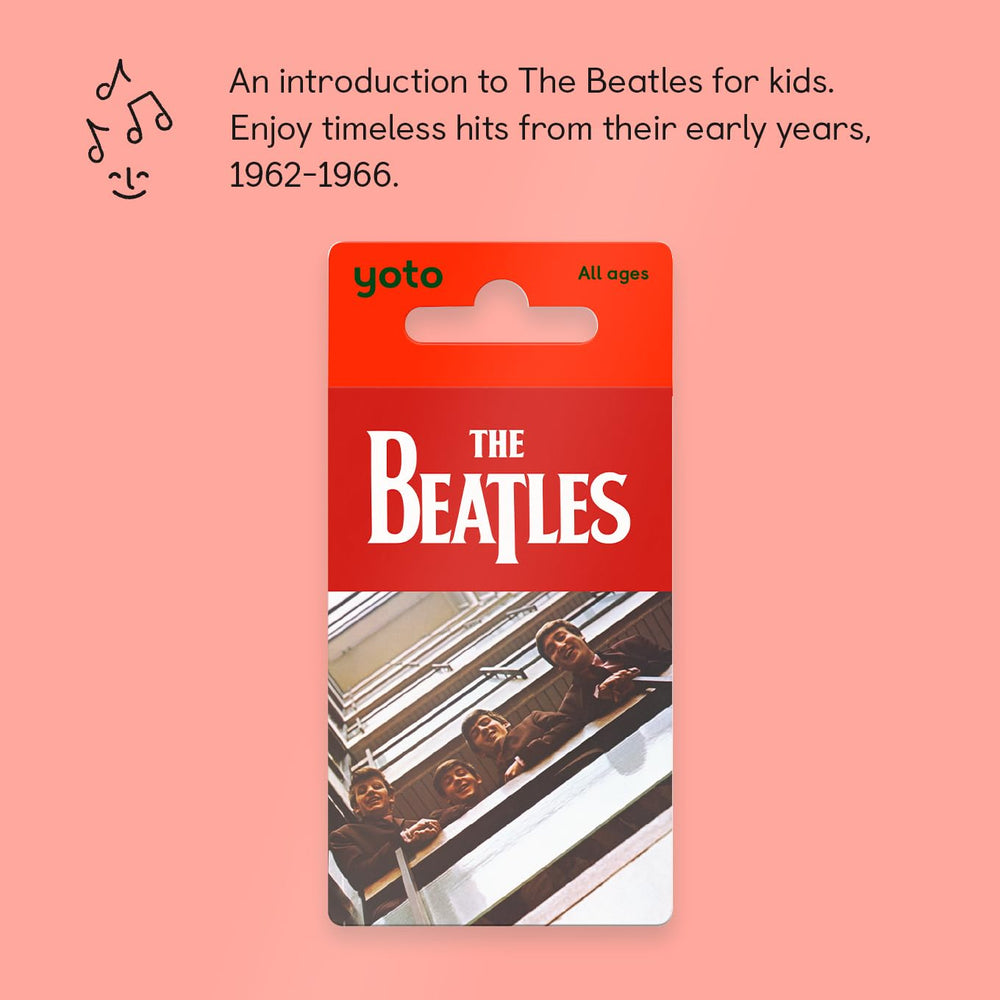 Children sing along with The Beatles on a Yoto card