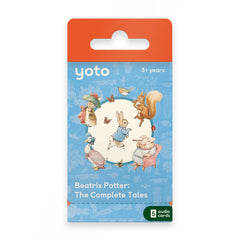 YOTO Beatrix Potter Complete Tales box ready for screen-free storytelling with five cards.