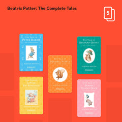 Beatrix Potter Peter Rabbit card ideal for cozy bedtime listening with YOTO.