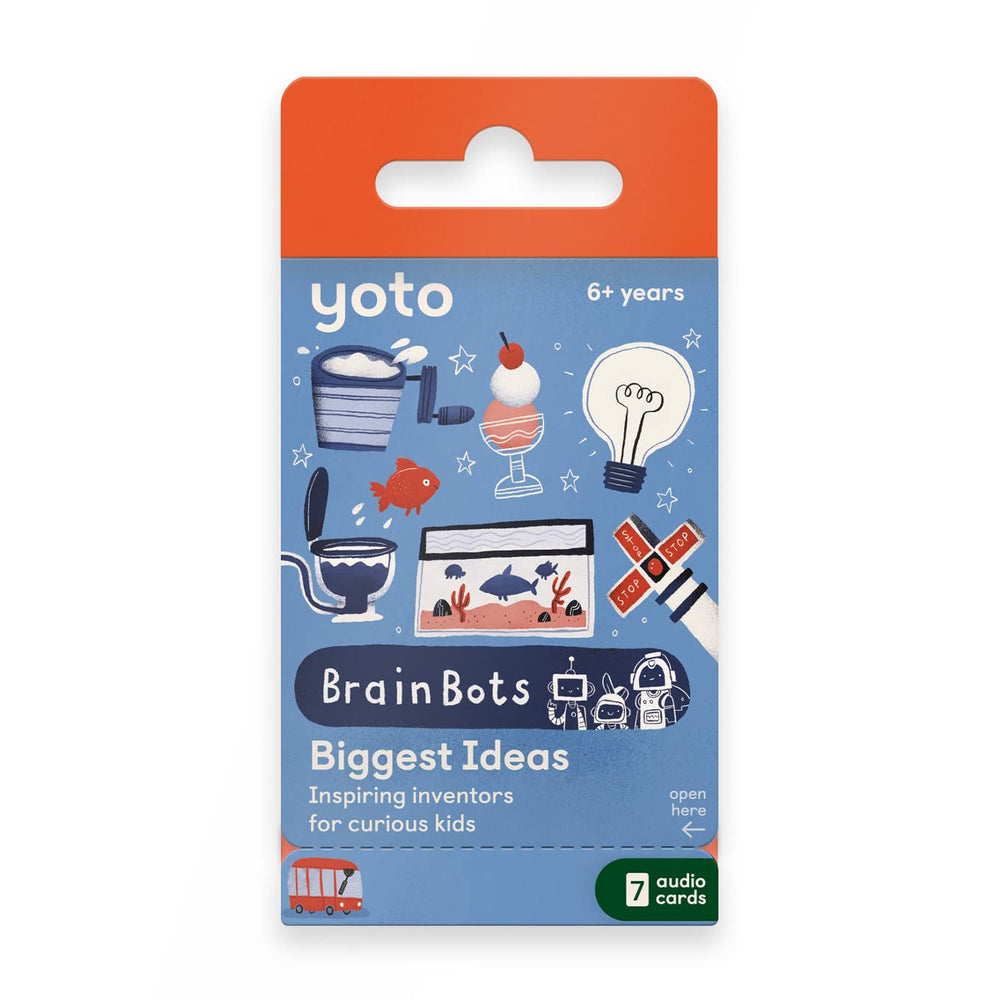 Yoto BrainBots ice cream inventor card sparks curiosity for kids.