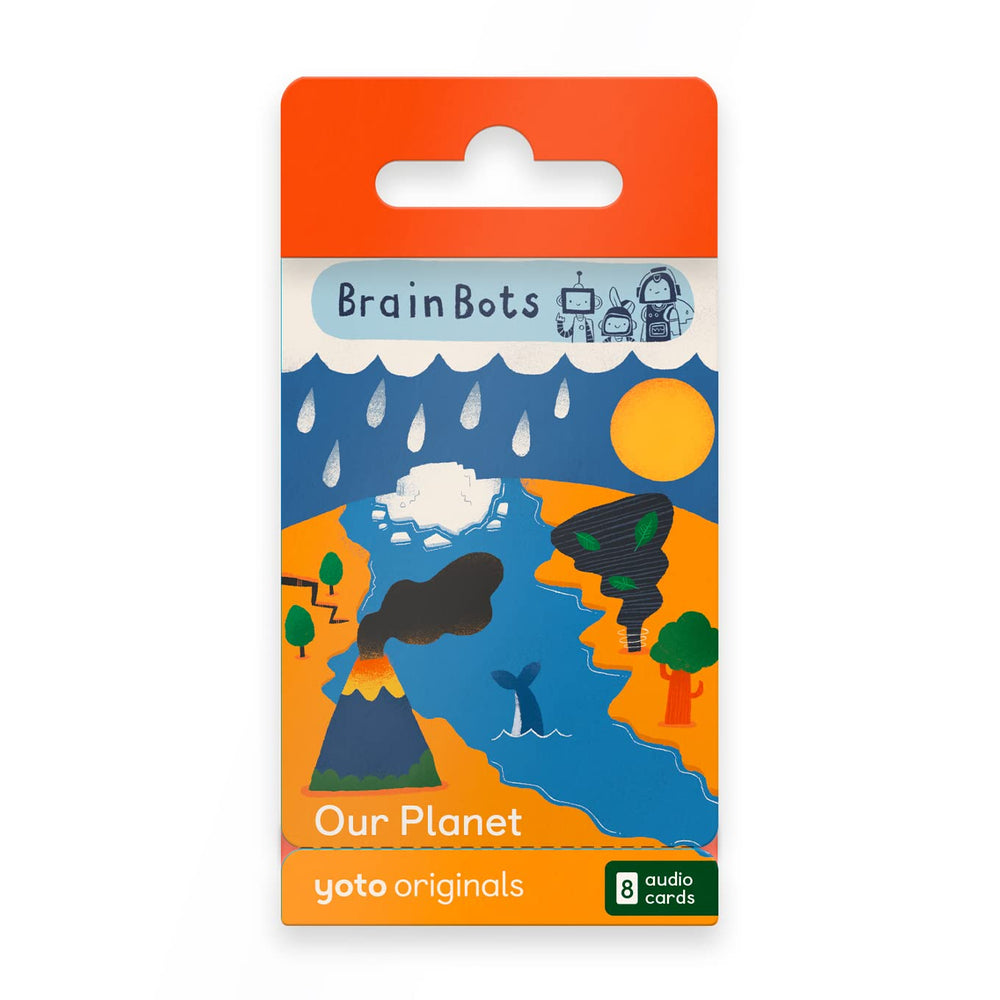 Yoto BrainBots Our Planet card pack for screen-free learning and exploration