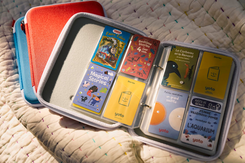 YOTO Card Case eight plastic sheets keep cards neatly grouped for easy browsing