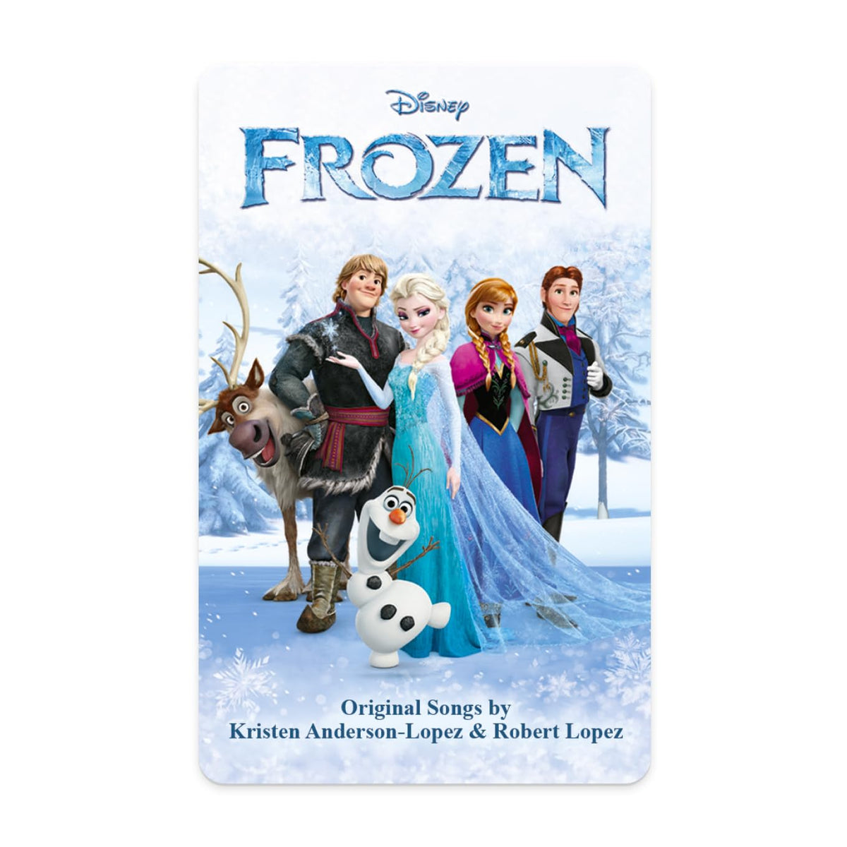 Yoto Disney Frozen: The Songs card front view for screen-free play