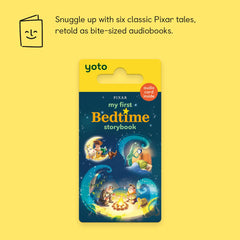 Card inserted in the YOTO Player enabling screen-free listening.