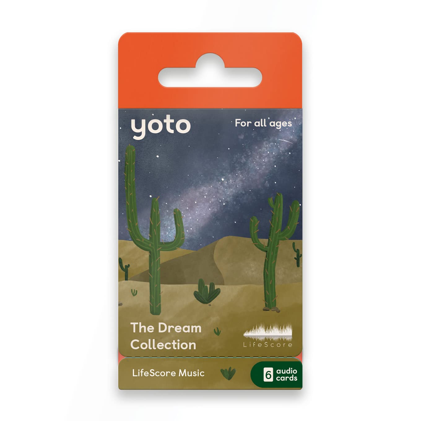 Yoto Dream Collection LifeScore six cards set for calm listening