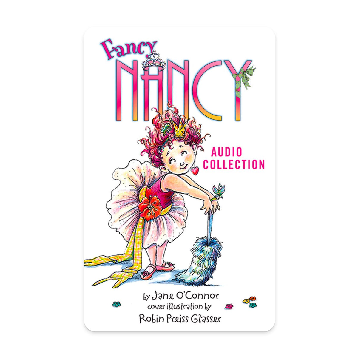Yoto Fancy Nancy audio card cover ready for screen-free storytelling on the go.