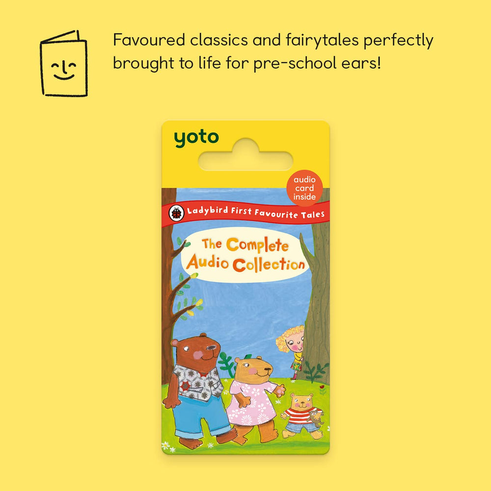 Back of the YOTO Ladybird card showing setup details