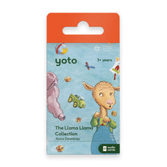 Yoto Llama Llama card pack ready for screen-free storytelling at home.