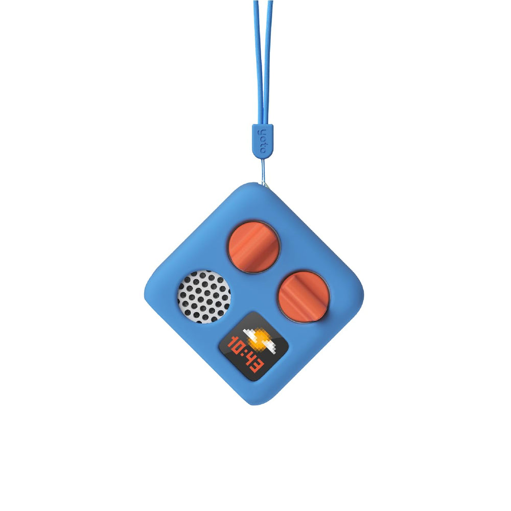 YOTO Mini Adventure Jacket blue bird case protects the player on the go.